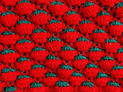 Berry Crochet Stitch - Right Handed Crochet Tutorial