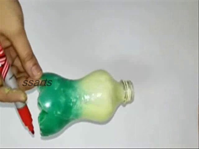 Best out of the waste.how to make lamp with plastic bottle.Room decor