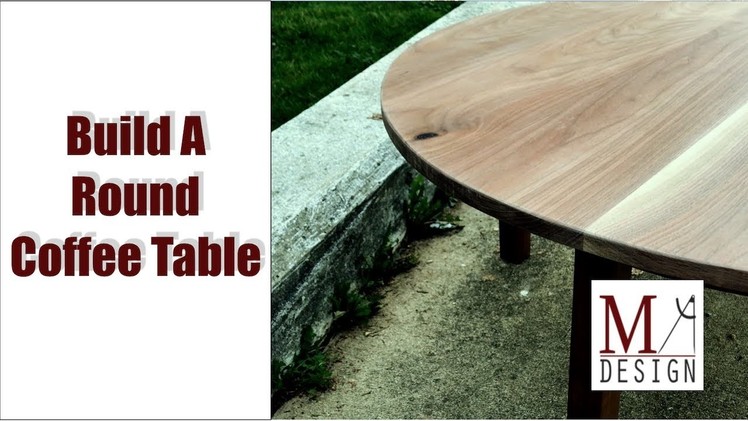 Build a Round Coffee Table. Woodworking How To