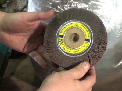 Cleaning armour pt 2 - from grinder to flap wheel. How to polish your armour