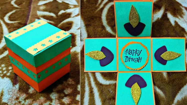 DIY Diwali Card|How to make "Mini Exploding Box" for Diwali | #20
