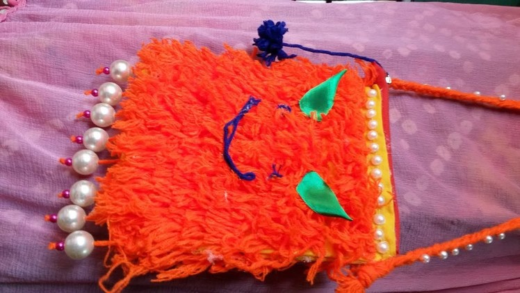 DIY Handmade Purse || How to make woolen purse || DIY Stylish Beaded Purse || DIY Purse Tutorials