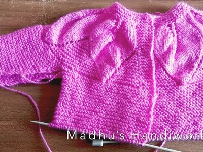 DIY How to knit sweater for new born baby?
