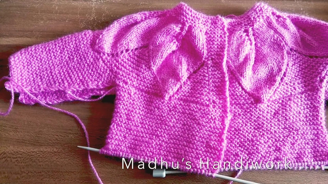 DIY How to knit sweater for new born baby?