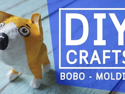 DIY How to make a paper mache dog clown cartoon - crafts step by step