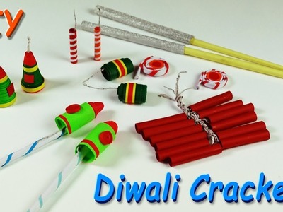 DIY How to make Paper Crackers | Paper rocket for kids | Quilling Crackers for Diwali 2017