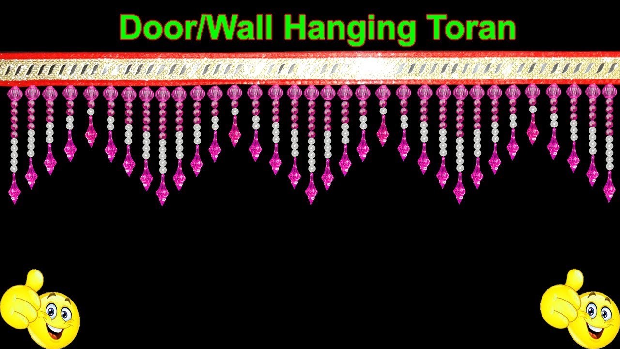 DIY Wall Hanging Decoration | How To Make Door.Wall Hanging Toran|Beaded Toran|Home Decorating Ideas