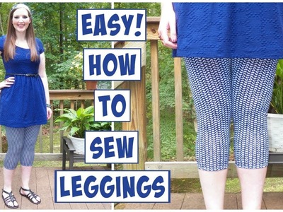 Easy Sewing: DIY Leggings | How to Sew Clothes for Beginners