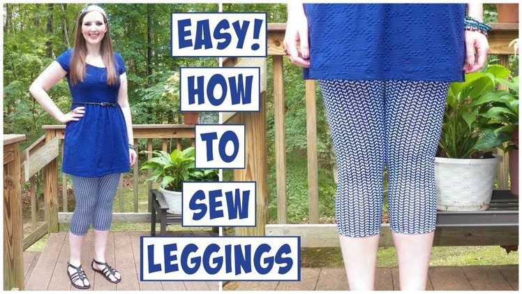 Easy Sewing: DIY Leggings | How to Sew Clothes for Beginners