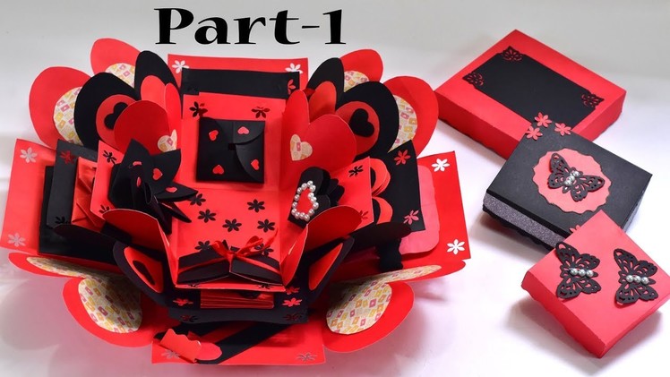 Explosion Box Tutorial. How To Make Explosion Box. DIY Explosion Box - Explosion Gift Box | Part 1