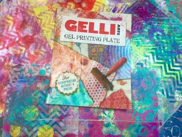 Gelli Arts Gel Printing plate and how I make my prints