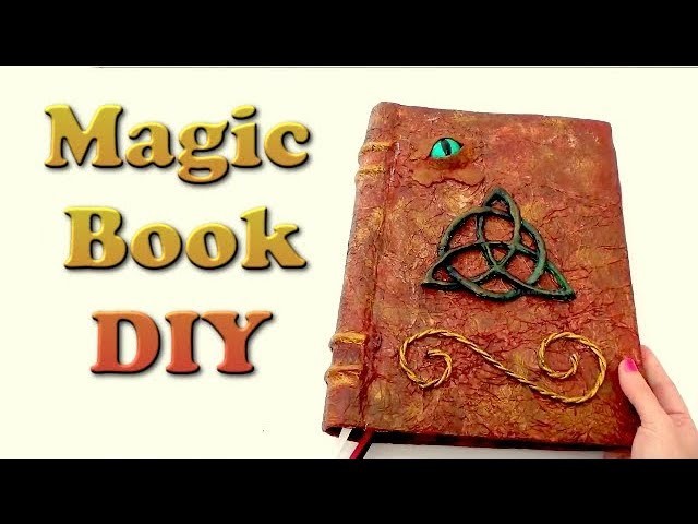 Halloween crafts   how to make a magic book - crazy about diy