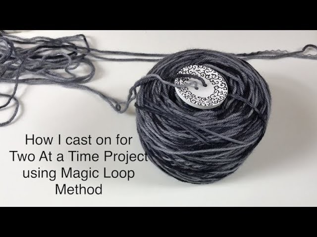 How I cast on Two At a Time Magic Loop method socks mittens - tutorial| knitting ILove