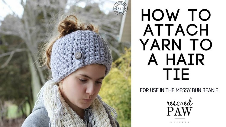 How to Attach Yarn to a Hair Tie