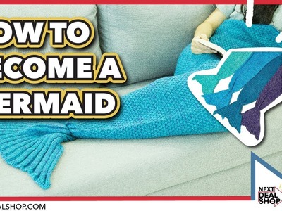 How To Be A Mermaid - Hand Knit Mermaid Blanket - Next Deal Shop
