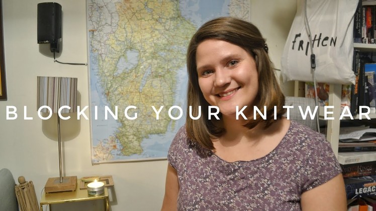 How to block a knitting project in 4 steps