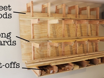 How to Build a Wall-Mount Lumber Rack