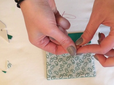 How to create a lined patch pocket
