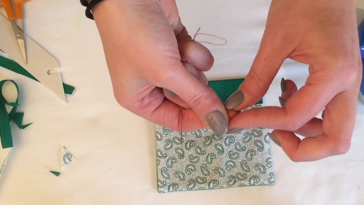 How to create a lined patch pocket