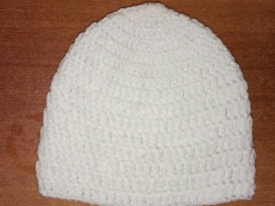 How to crochet a hat. topi for 3-6 month old baby.indian crochet pattern