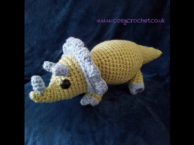 How to Crochet Chunky Tracey Triceratops