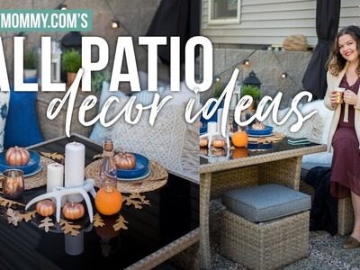How to Decorate Your Patio for Fall | The DIY Mommy