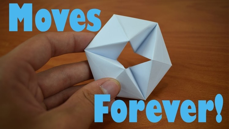 How to fold an Origami Moving Flexagon - Better than a fidget spinner!