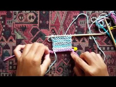 How to knit a provisional cast on: a Knittycat's Knits tutorial