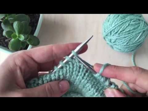 How to Knit the Sl 1, K1, psso Stitch
