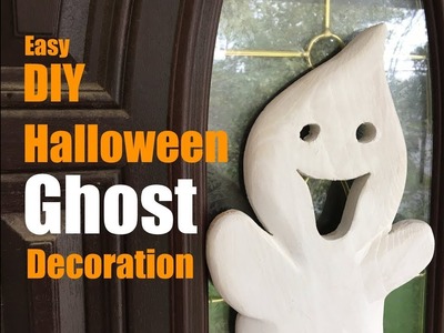 How to make a Carved Wood Ghost Halloween Decoration