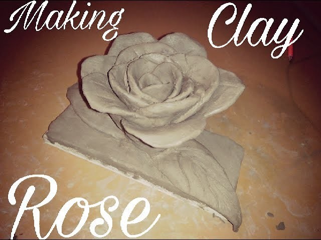 How to make a clay rose flower tutorial-easy clay modeling for kids-clay flower by Pawan Verma
