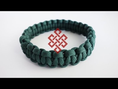 How to Make a Continuous Loop Cobra Paracord Bracelet Tutorial