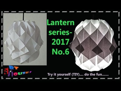 How to make A Diwali Lantern-series 2017-[6] | DIY Diwali Akash Kandil by Art House