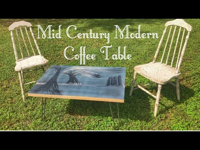 How to Make a Mid Century Modern Coffee Table | Stainless Steel | Woodworking DIY