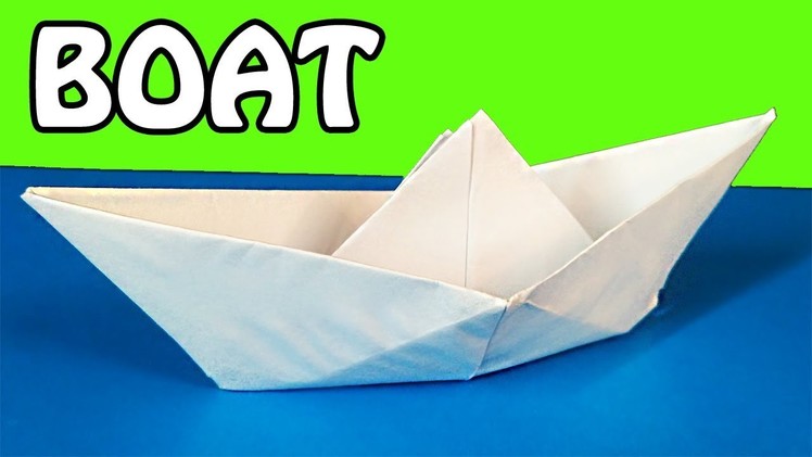 How to Make a Paper Boat | Origami Tutorial