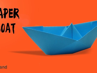 How to MAKE A PAPER BOAT