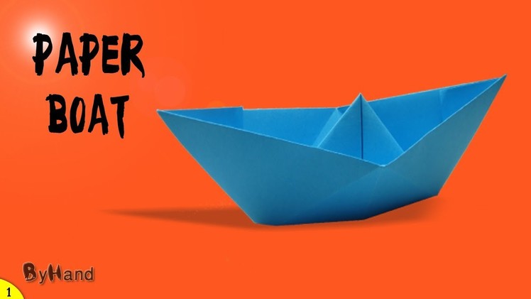 How to MAKE A PAPER BOAT