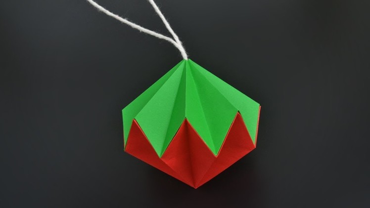 How to make a Paper Diamond Ornament
