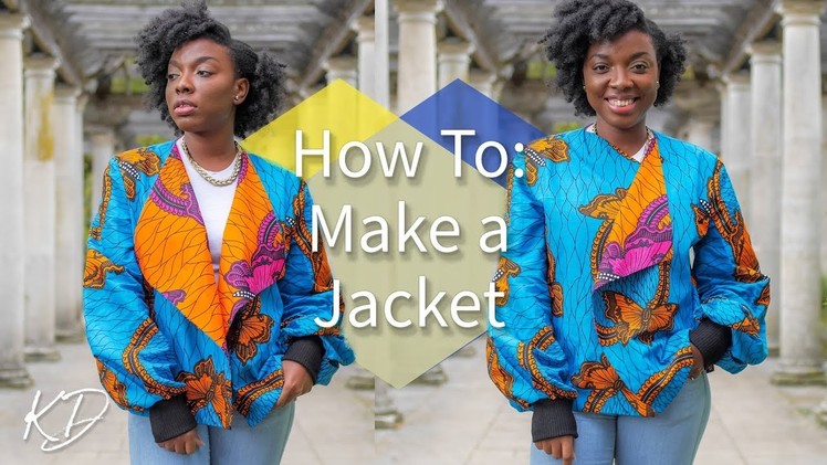 HOW TO MAKE A WATERFALL BOMBER JACKET | KIM DAVE