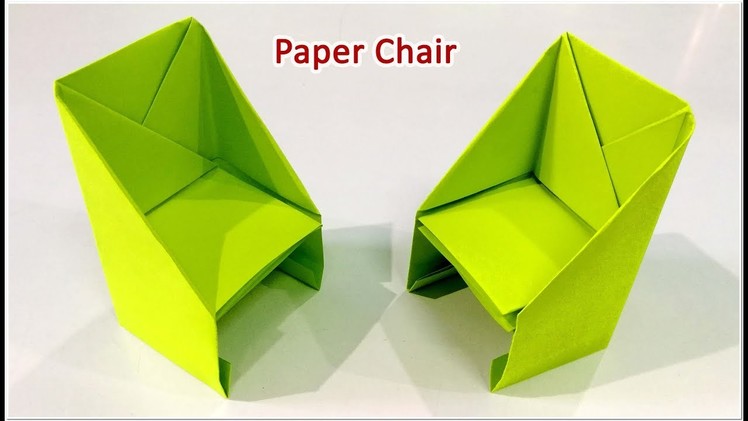 How to make an origami Chair step by step. - Paper Chair || Kids Special
