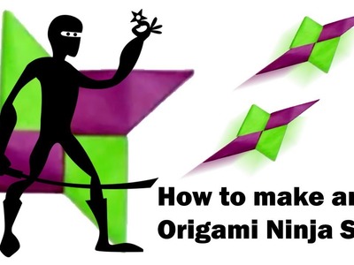 How to make an Origami Ninja Star(Shuriken)