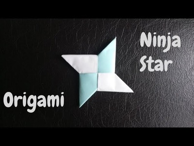How to make an Origami Ninjastar (Shuriken)|Double Sided Big| Origami Step by Step Tutorial