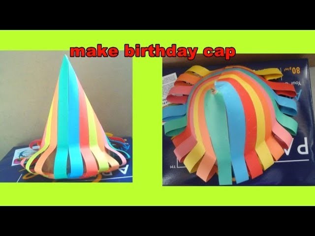 How to make beautiful birthday cap with paper for kids | easy Origami