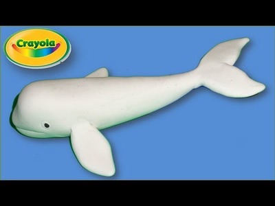 How to make Beluga Whale from Crayola Model Magic