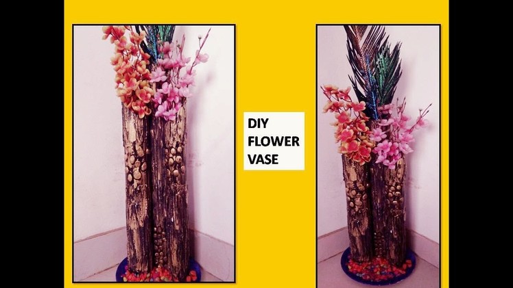 How to make flower vase out pvc pipes | home decor ideas