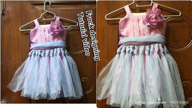 How To Make Frock Cutting and Stitching Tutu Style for girls Latest design