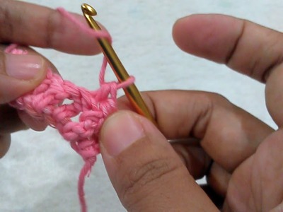 How to make Front Post and back Post Half Double Crochet (fphdc & bphdc)