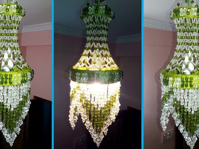 How To Make Jhumar At Home | Wall Hanging Decoration | Beaded Chandelier | Home Decorating Ideas
