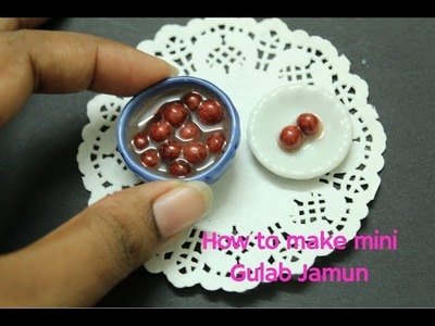 How to make mini gulab jamun(miniature)
