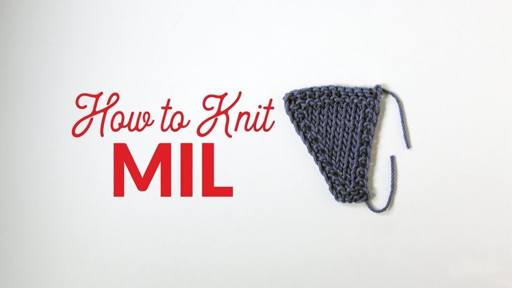 How to Make One Left-Leaning Stitch (M1L) in Knitting | Hands Occupied
